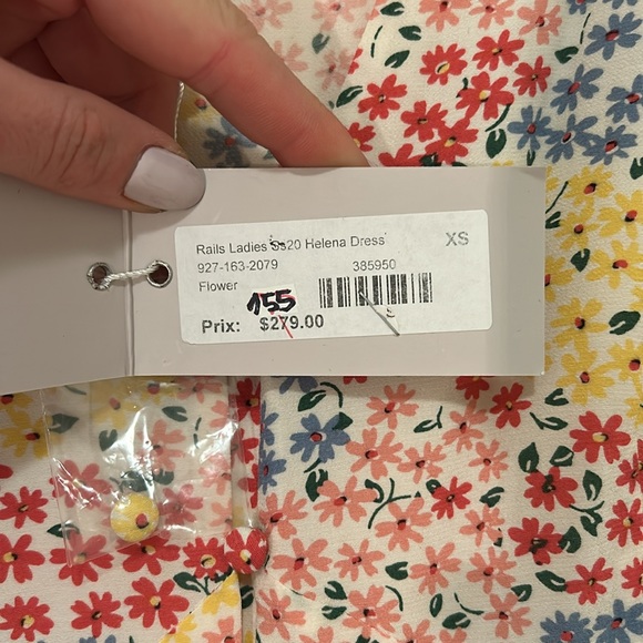 Never-worn Rails flower Helena Dress (XS) - Picture 3 of 7